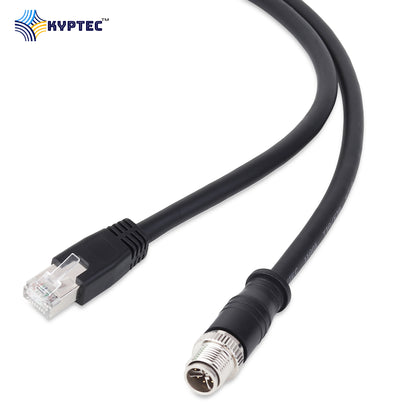 m12 x coded to rj45