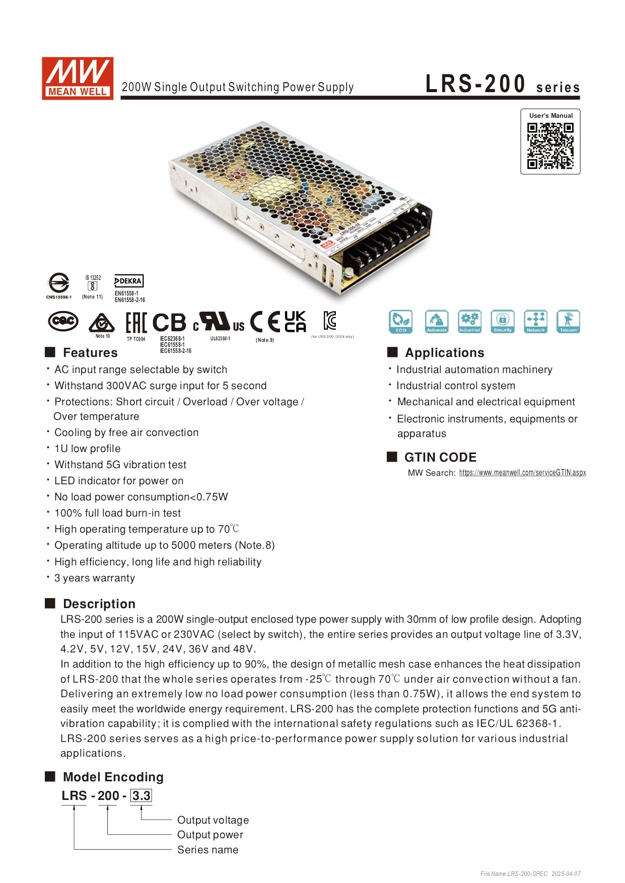 Datasheet