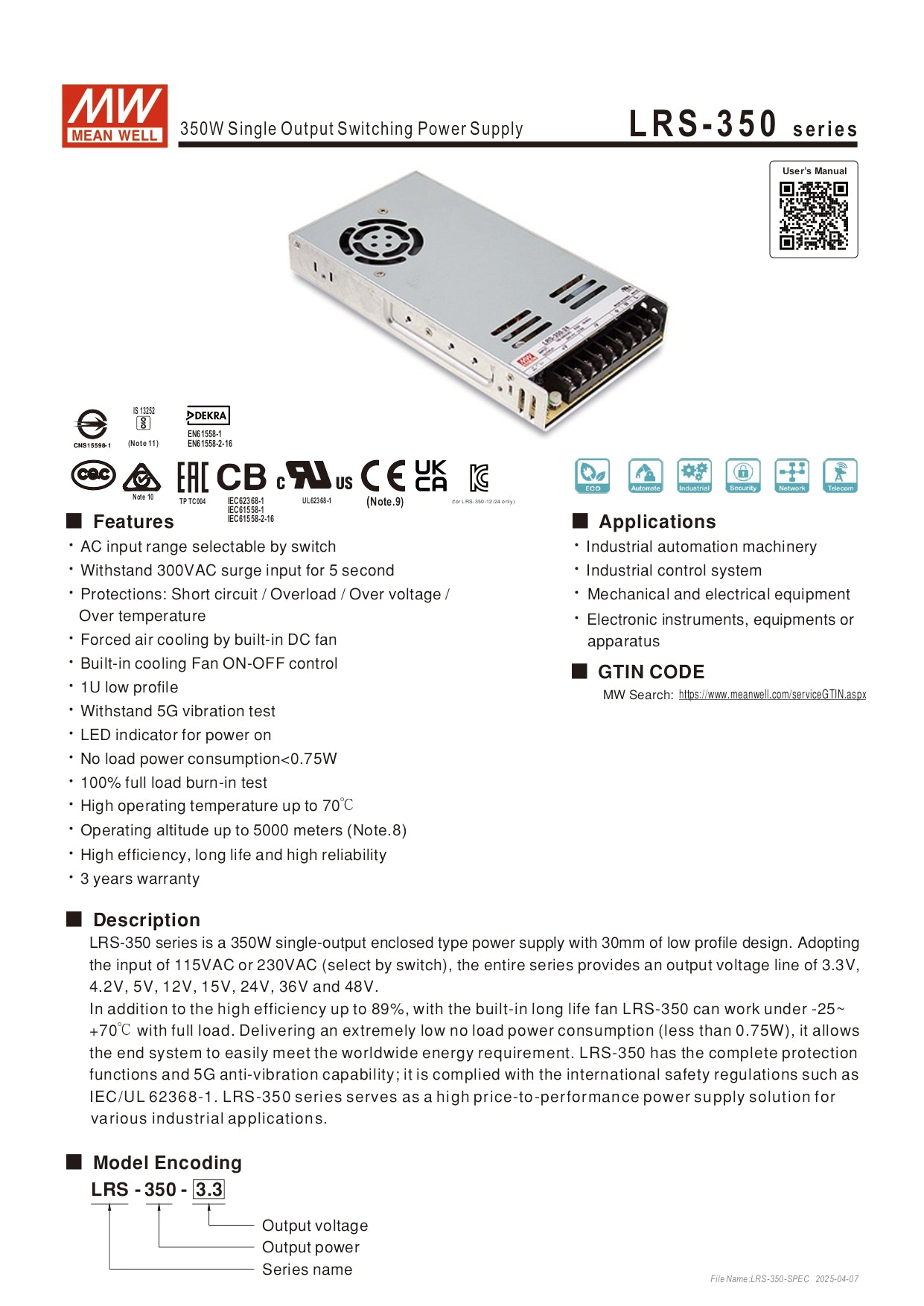 Datasheet